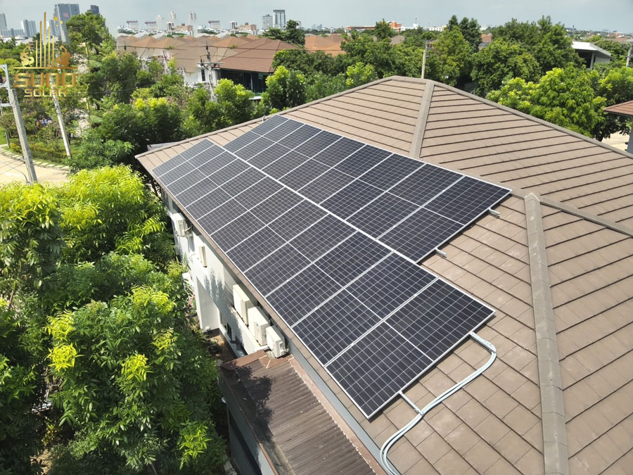 Hình ảnh lắp đặt Pin NLMT 12kW