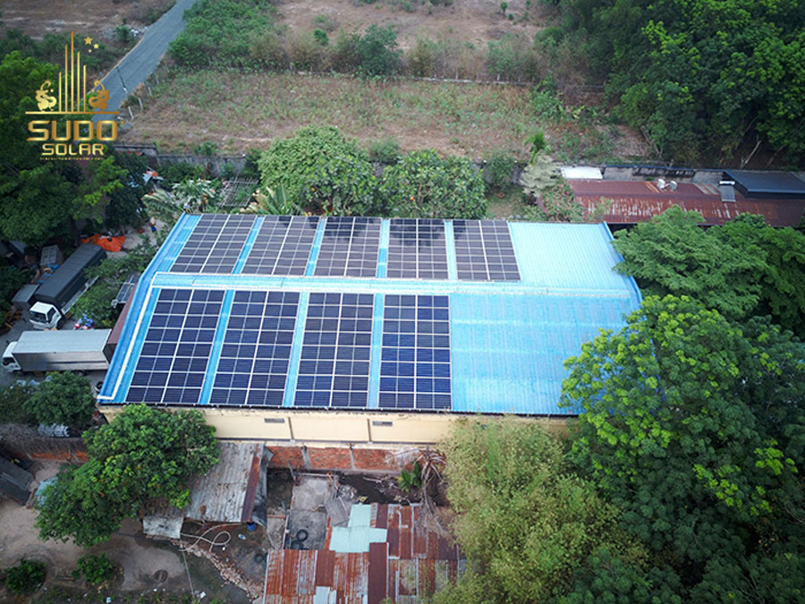 Hình ảnh lắp đặt Pin NLMT JinkoSolar Tiger