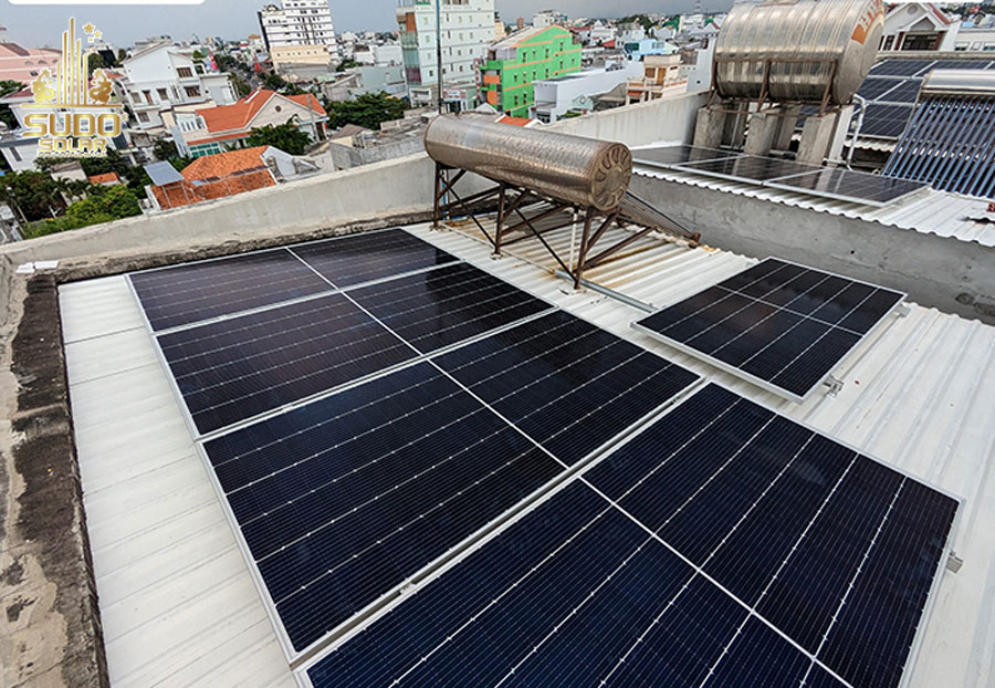 Hình ảnh lắp đặt Pin NLMT JinkoSolar Tiger 465W