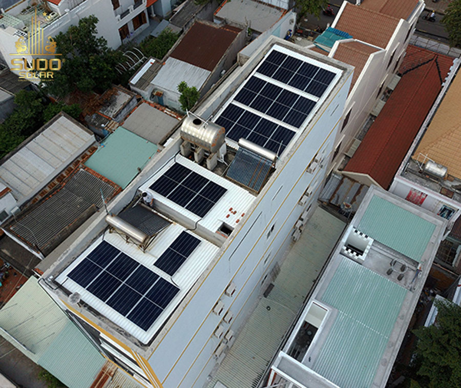 Hình ảnh lắp đặt Pin NLMT JinkoSolar Tiger 465W