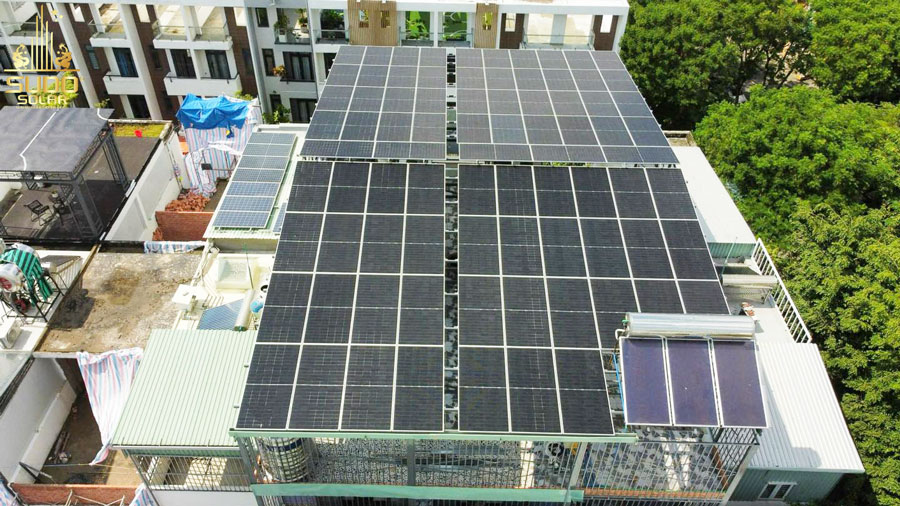 Lắp đặt hệ thống điện năng lượng mặt trời 34,7kW lưu trữ 10kWh cho anh Tân ở Phan thiết
