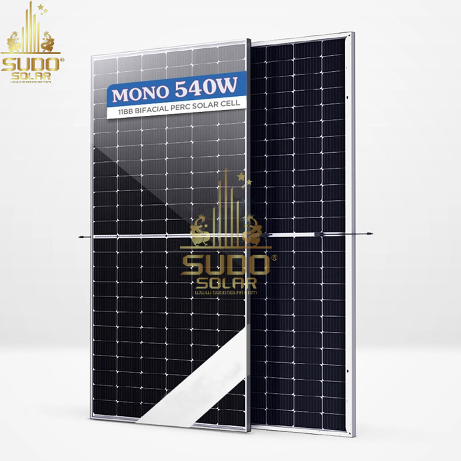 Tấm Pin Năng Lượng Mặt Trời Mono JA Solar 540W (JAM72S30 525–550/MR)
