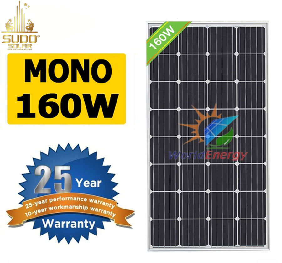 Tấm pin năng lượng mặt trời Mono 160W WorldEnergy