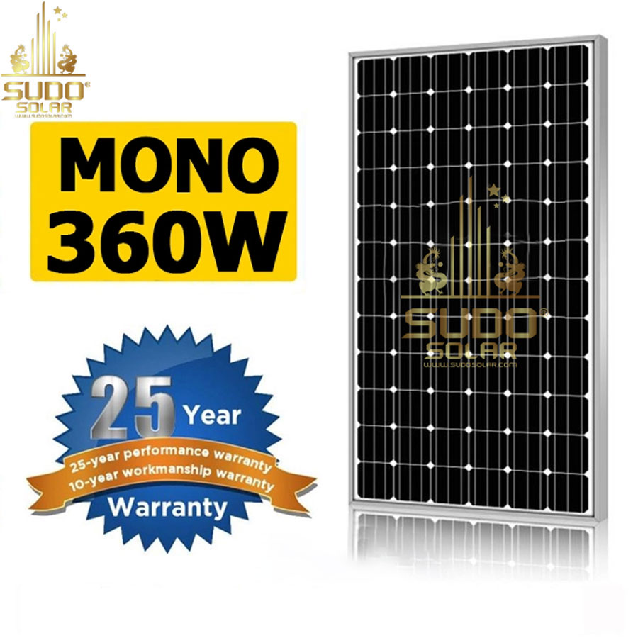 Tấm pin năng lượng mặt trời Mono 360W WorldEnergy