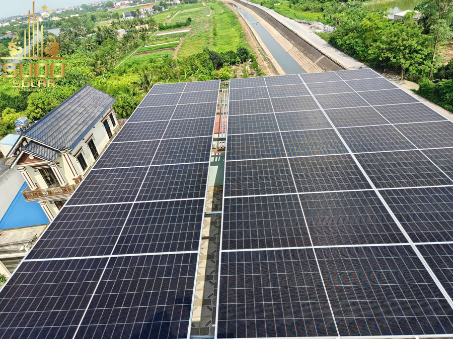 Bàn Giao Hệ Thống Điện Năng Lượng Mặt Trời 15kW 3 pha cho cơ sở may