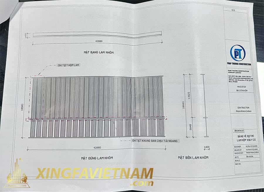 bản vẻ hướng trên xuống